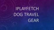 Dog Travel Gear of iPlayFetch