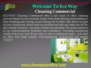 Janitorial Services in New Jersey | ECO-WAY Cleaning Commercial