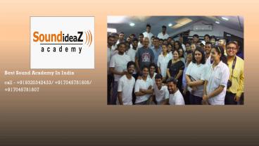 Music Production Courses in Mumbai