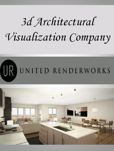 3d Architectural Visualization Company