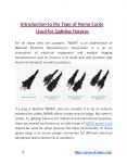 Introduction to the Type of Nema Cords Used for Lighting Fixtures PowerPoint PPT Presentation