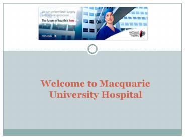 Best Hospital for Cancer Treatment in Sydney