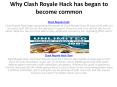 Clash Royale Hack Tool Clash Royale could be a free-to-play mobile strategy PowerPoint PPT Presentation