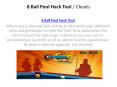 8 Ball Pool Hack Tool / Cheats PowerPoint PPT Presentation