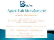 Agate Slab Manufacturer