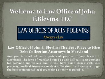 B2B Debt - Johnfblevinslaw.com