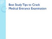 Best Study Tips to Crack Medical Examination