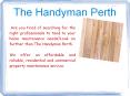 THE HANDYMAN PERTH PowerPoint PPT Presentation