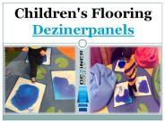 Children’s Flooring - Dezinerpanels