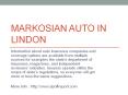 Markosian Auto in Lindon PowerPoint PPT Presentation