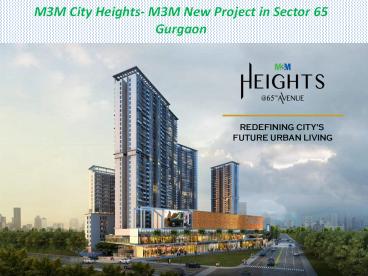 m3m new commercial projects in Gurgaon