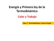 Termodinamica 1ra Ley