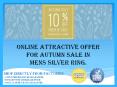 Online Attractive offer for Autumn sale in Mens silver ring. PowerPoint PPT Presentation
