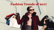 Fashion Trends of 2017