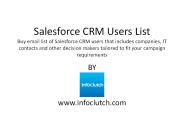 Salesforce CRM Users List