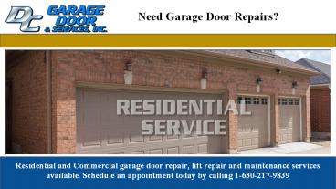 Garage Door Repair Service Elmhurst