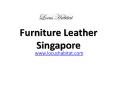 Furniture Leather Singapore - www.locushabitat.com (1) PowerPoint PPT Presentation