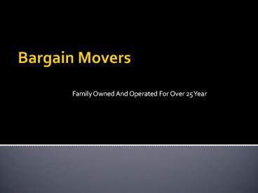 Movers Company Columbia