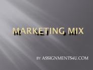Marketing Mix