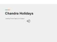 Chandra Holidays - A Leading Travel Agent in Udaipur PowerPoint PPT Presentation