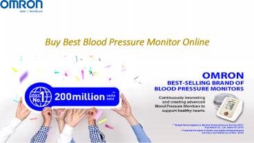 Best Blood Pressure Meter Online