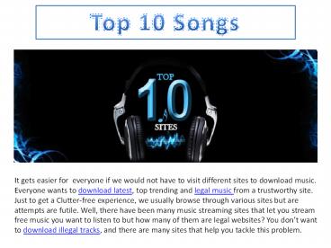 Top 10 Songs (1)