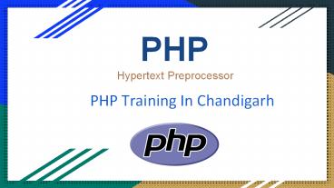 PHP Training in chandigarh