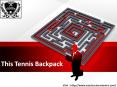 This Tennis Backpack PowerPoint PPT Presentation