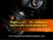 Drones carry  the intelligence functions for Aerial photography