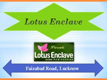 BBD Lotus City Enclave Lucknow – Resale 3BHK Apartments/Flats