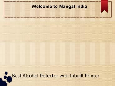 Alcohol Detector with Inbuilt Printer (6)