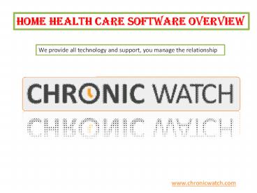 Home Health Care Software Overview