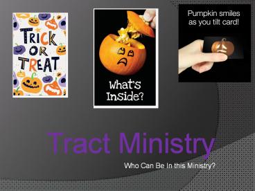 Gospel Tract Ministry
