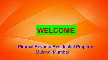 Piramal Revanta Residential Township Mumbai