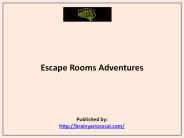 Escape Rooms Adventures