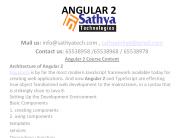 Angular 2 Training In Hyderabad