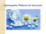 Homeopathic Medicine for Varicocele 16 SEP 17