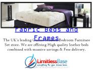 Amazing Fabric Bed Frames | Limitless Base