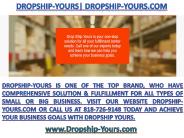 Dropship-yours Fulfillment Services