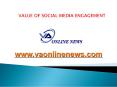 Value of social media engagement | Va Online News PowerPoint PPT Presentation