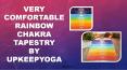 Very Comfortable Rainbow Chakra Tapestry By Upkeepyoga PowerPoint PPT Presentation