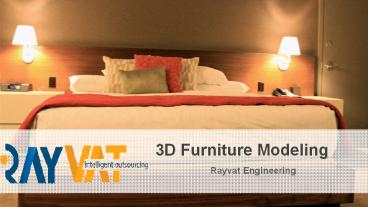 3D furniture design | Architectural 3D Furniture Modeling Services