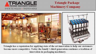 Depositor Tray Load Equipment
