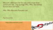 Free Bitcoin Discussion Forums List