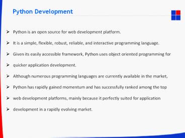 PPT – Python Development PowerPoint presentation | free to download ...