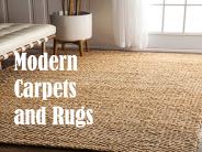 Modern carpets and rugs