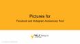 YUJ Designs Reviews - Facebook and Instagram anniversary post PowerPoint PPT Presentation