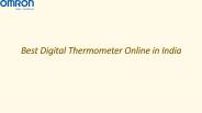 Best Digital Thermometer Online India