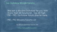Bitcoin Dofollow Forums Australia