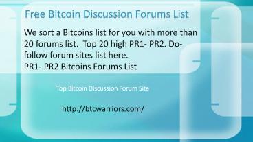 Bitcoin Discussion Canada